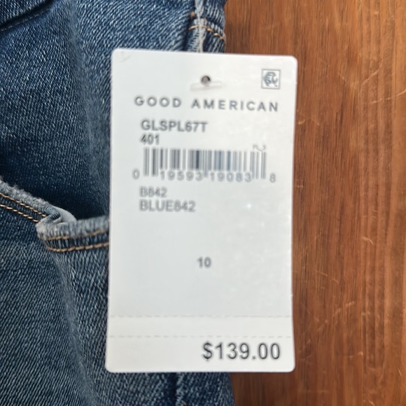 Good American Good Legs Cigarette Hem Jeans Size 10/30 - Picture 7 of 11